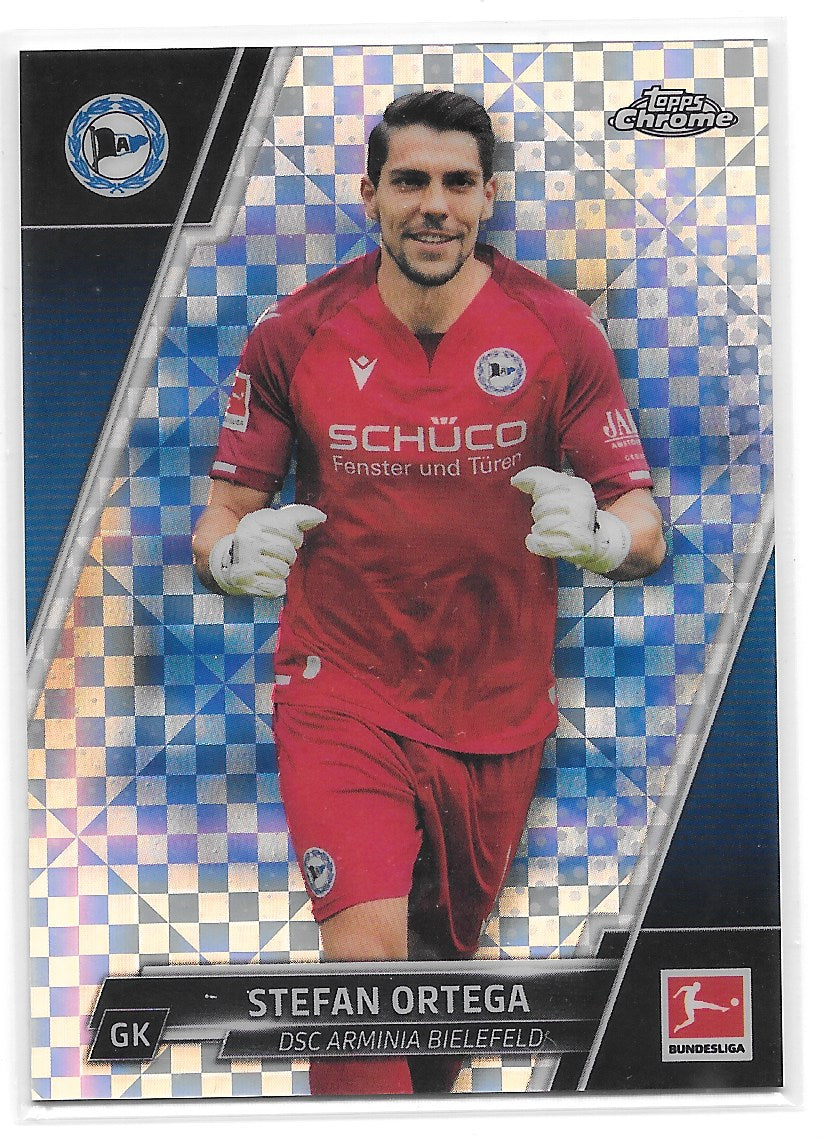 Stefan Ortega (Arminia Bielefeld) X-Fractor Refractor /250 Topps Chrome Bundesliga 21-22