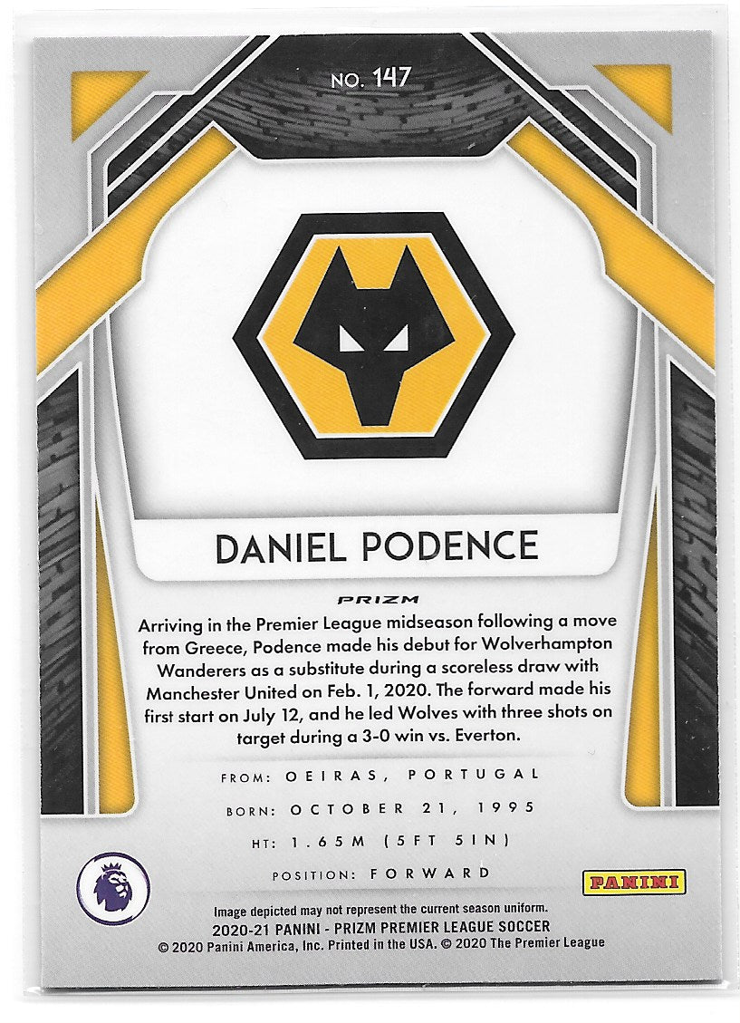 Daniel Podence (Wolverhampton Wanderers) MultiColor RC Panini Prizm Premier League 20-21