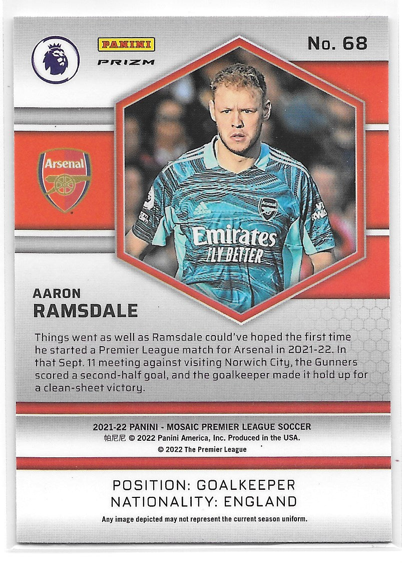 Aaron Ramsdale (Arsenal FC) Mosaic Panini Mosaic Premier League 21-22