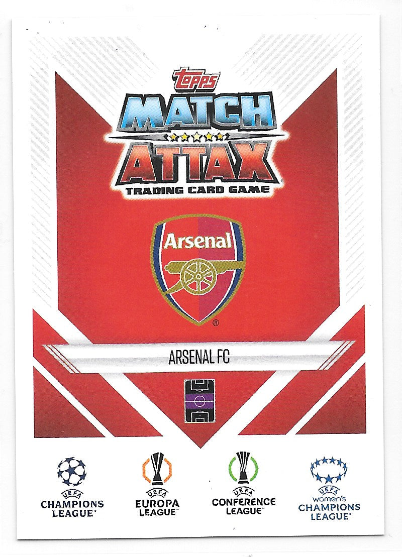 Declan Rice (Arsenal) Purple Midfield Shield Topps Match Attax Extra 24-25