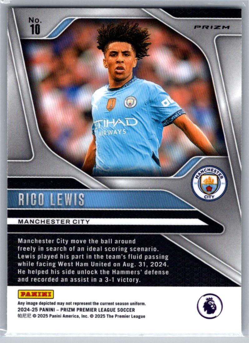 Rico Lewis (Manchester City) Mojo Panini Prizm Premier League 24-25