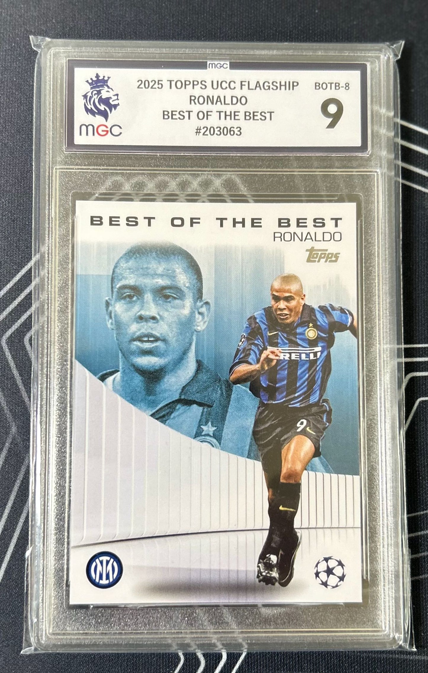 Ronaldo (FC Internazionale Milano) Best of the Best Topps UCC Flagship 24-25 MGC 9