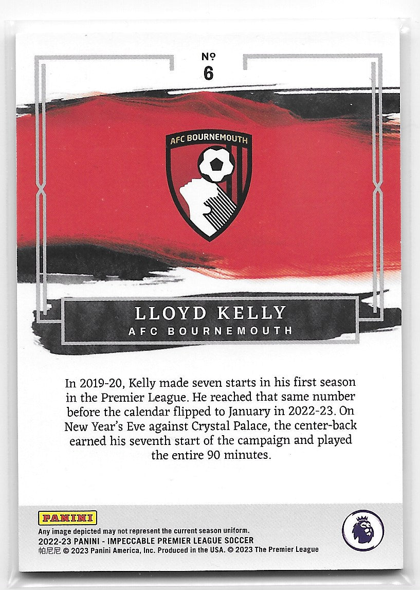 Lloyd Kelly (AFC Bournemouth) /59 Panini Impeccable Premier League 22-23