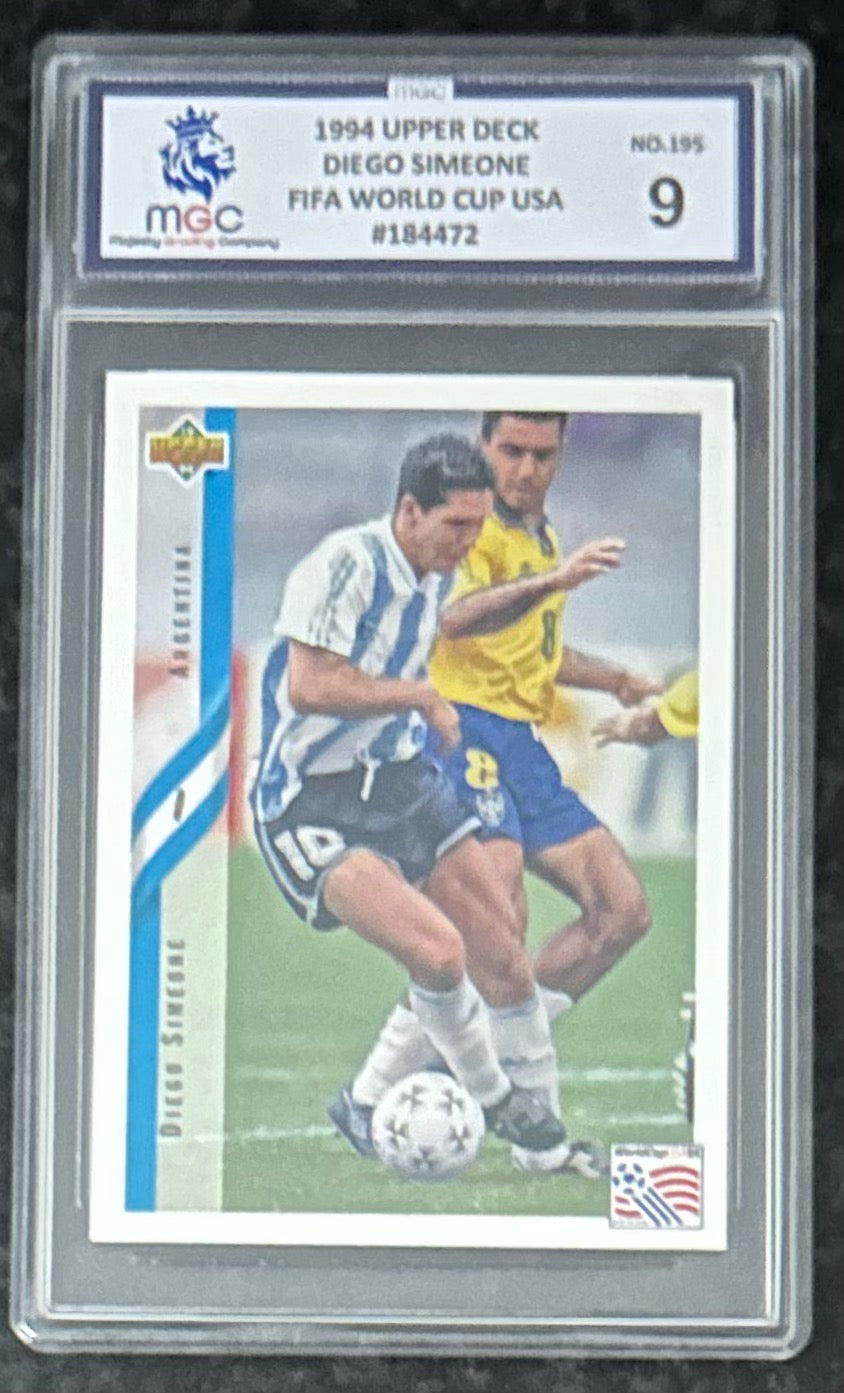 Diego Simeone (Argentina) Upper Deck FIFA World Cup USA 1994 MGC 9
