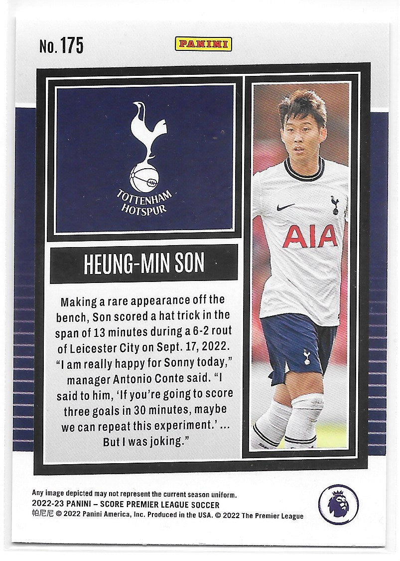 Heung-Min Son (Tottenham Hotspur) Silver Laser Panini Score Premier League 22-23