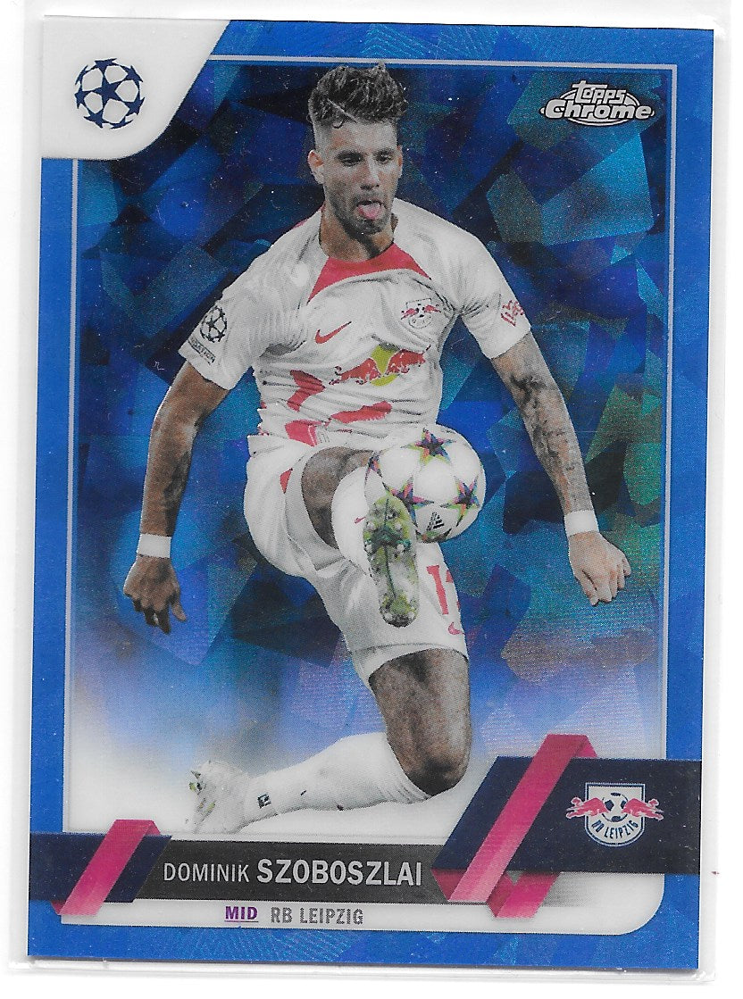 Dominik Szoboszlai (RB Leipzig) Topps Chrome UCC Sapphire 22-23