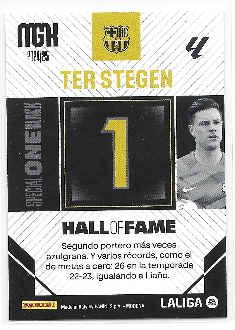 Marc-Andre ter Stegen (FC Barcelona) Special One Black Panini MegaCracks La Liga 24-25