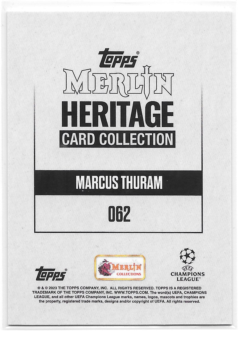 Marcus Thuram (FC Inter Milan) Purple /99 Topps Merlin Heritage UCC 23-24