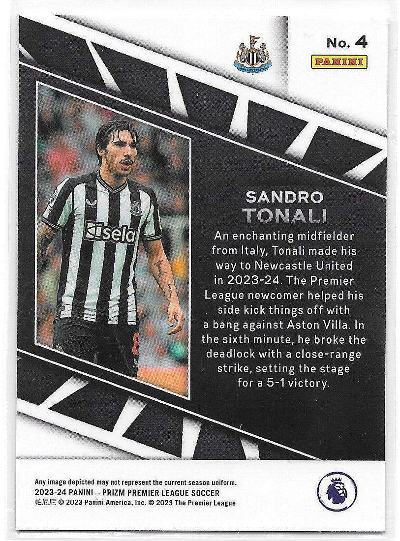 Sandro Tonali (Newcastle United) Center Stage Panini Prizm Premier League 23-24