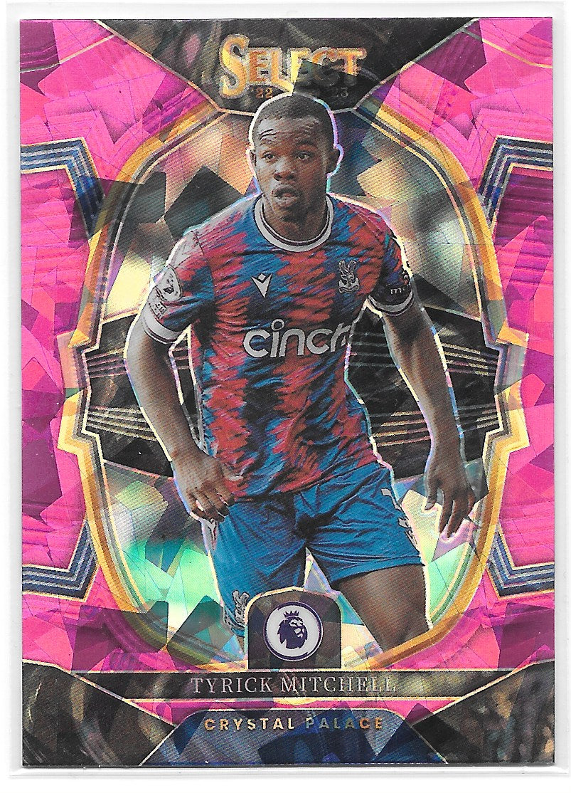 Tyrick Mitchell (Crystal Palace) Terrace Pink Ice Panini Select Premier League 22-23