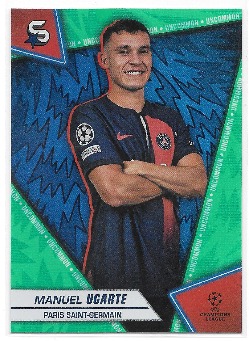 Manuel Ugarte (PSG) Green Uncommon Topps UCC SuperStars 23-24