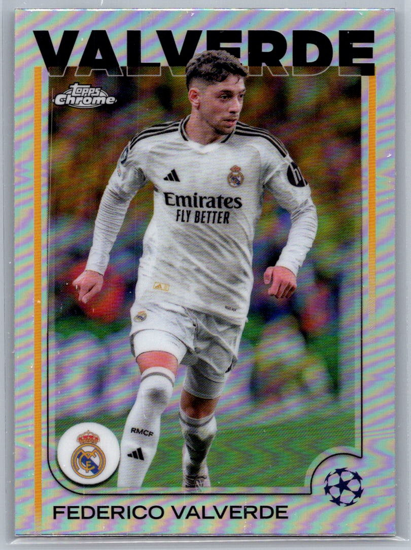 Federico Valverde (Real Madrid) Refractor Topps Chrome UCC 24-25