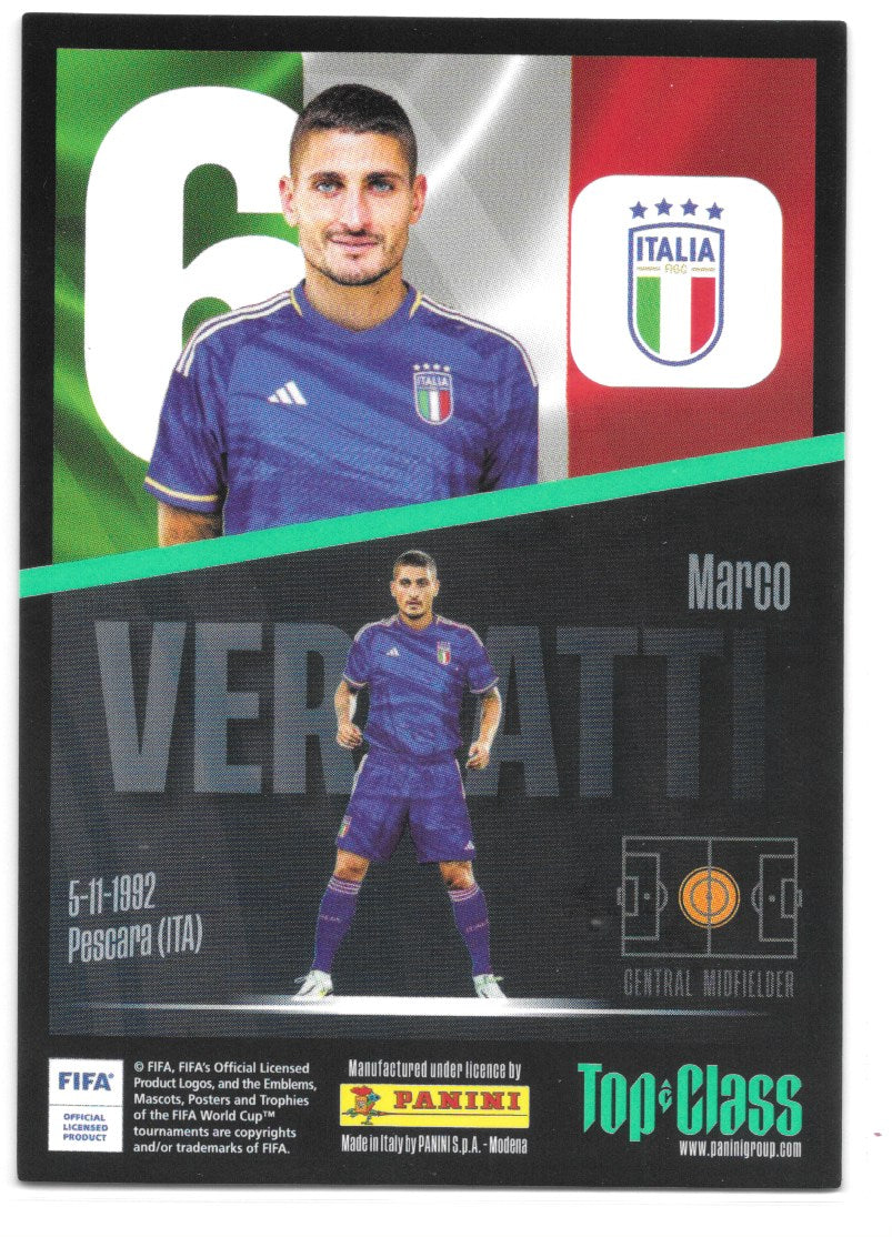 Marco Verrati (Italy) Holo Giants Panini Top Class 2023