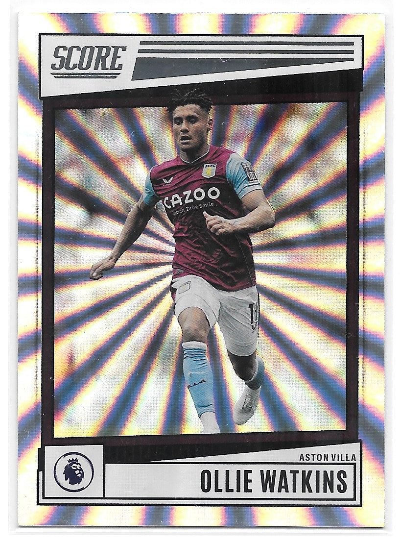 Ollie Watkins (Aston Villa) Silver Laser Panini Score Premier League 22-23