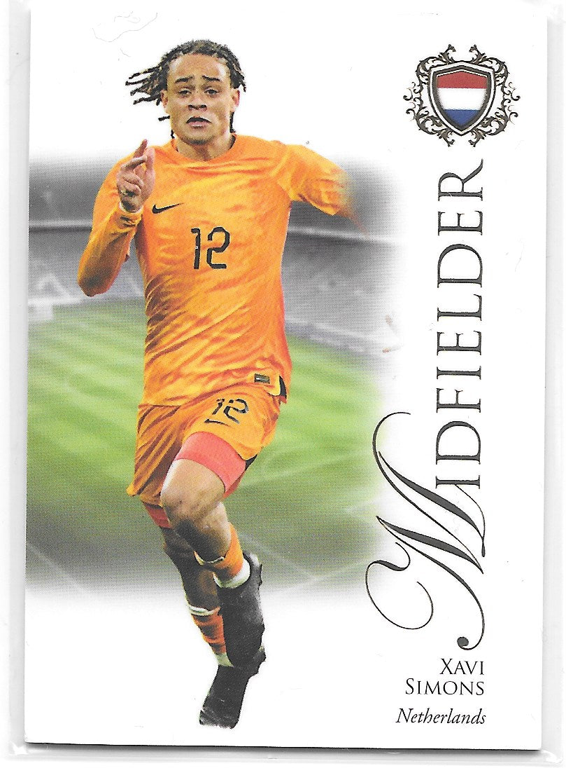 Xavi Simons (Netherlands) Base Futera Unique World Football 23-24