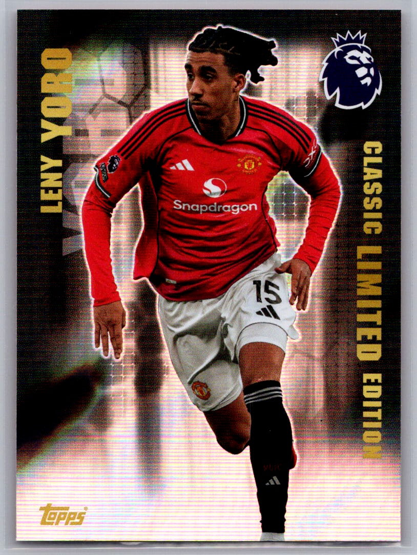 Leny Yoro (Manchester United) Limited Edition Topps Premier League 25-26