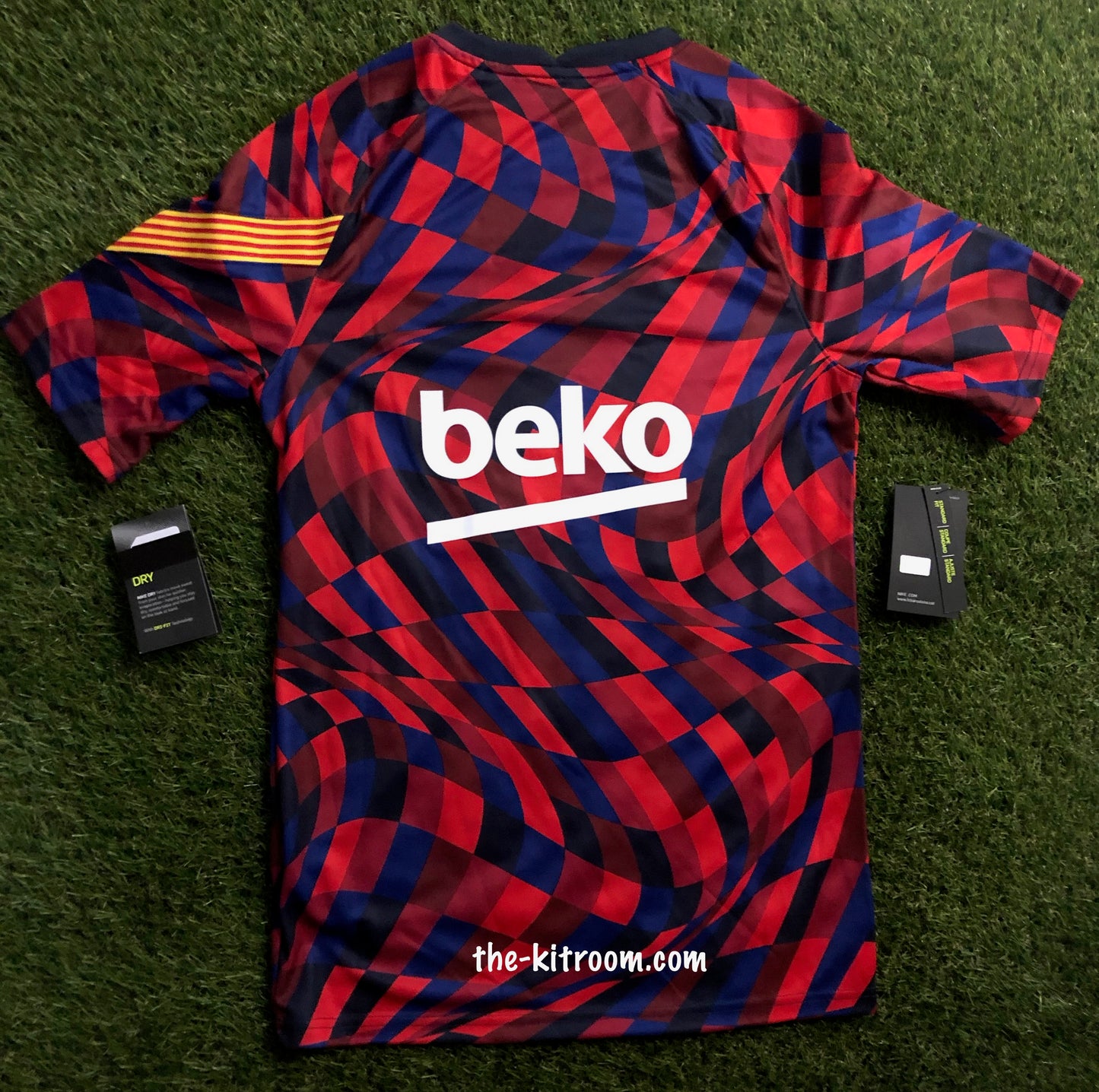 2020-21 Barcelona Pre-Match Training Football Shirt