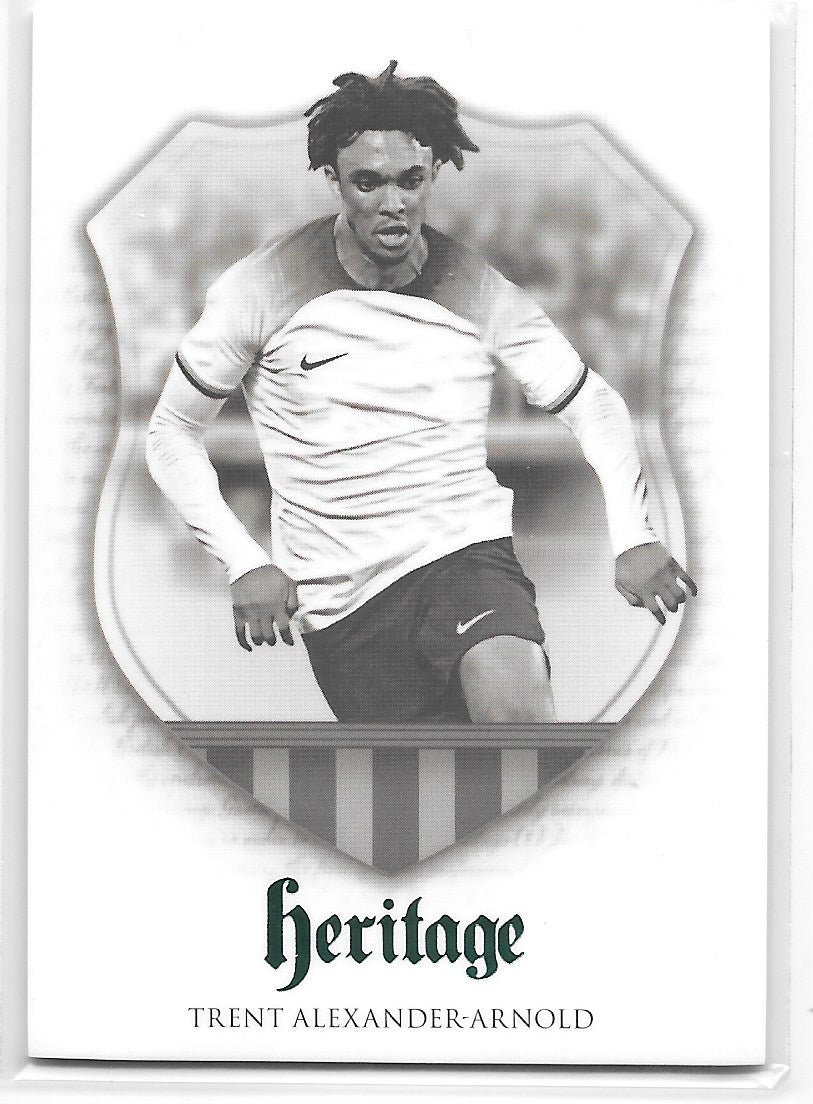 Trent Alexander-Arnold (England) Heritage Emerald /24 Futera Unique World Football 2023