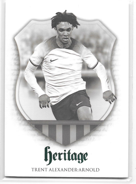 Trent Alexander-Arnold (England) Heritage Emerald /24 Futera Unique World Football 2023