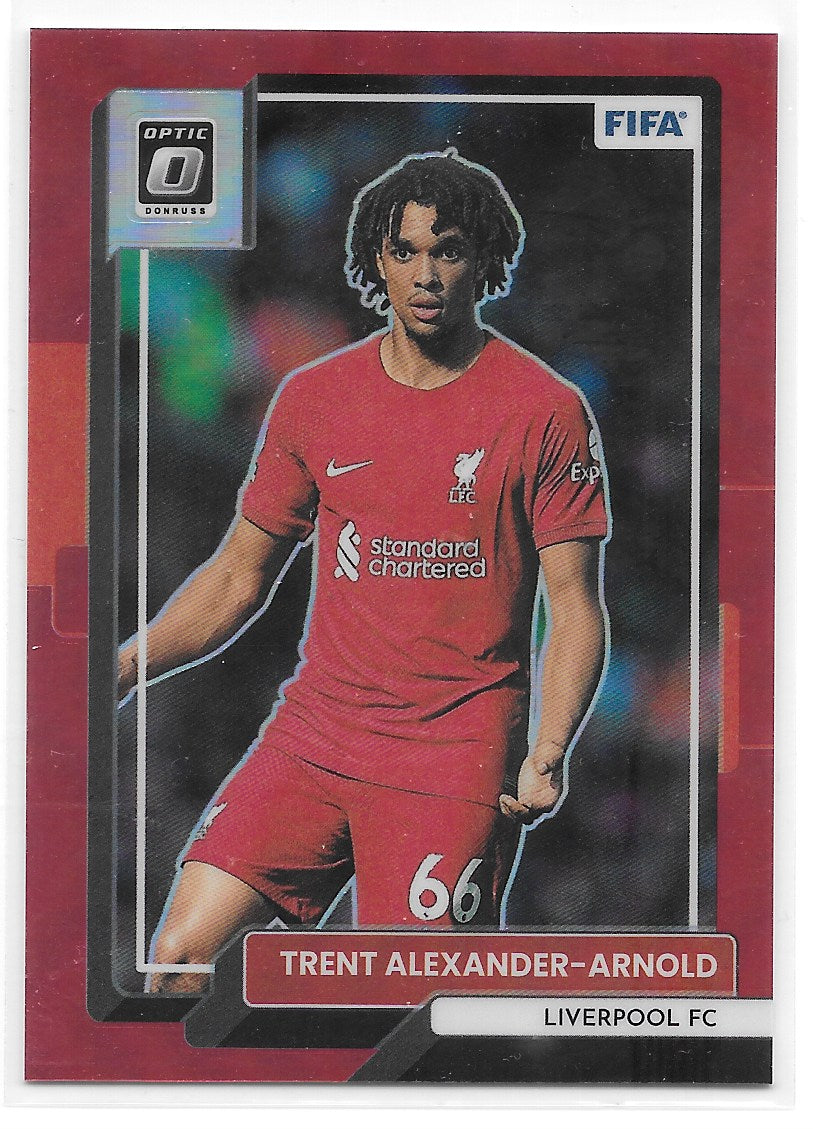 Trent Alexander-Arnold (Liverpool FC) Optic Red /165 Panini Donruss FIFA 22-23