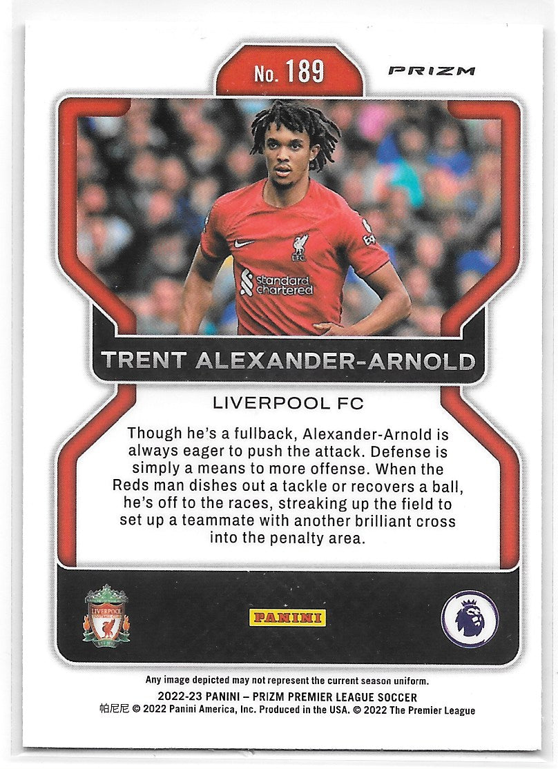 Trent Alexander-Arnold (Liverpool FC) Pink Mosaic Panini Prizm Premier League 22-23