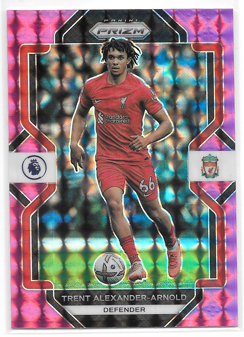 Trent Alexander-Arnold (Liverpool FC) Pink Mosaic Panini Prizm Premier League 22-23