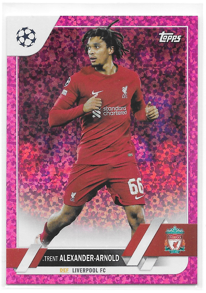 Trent Alexander-Arnold (Liverpool FC) Pink Sparkle Topps UCC Flagship 22-23