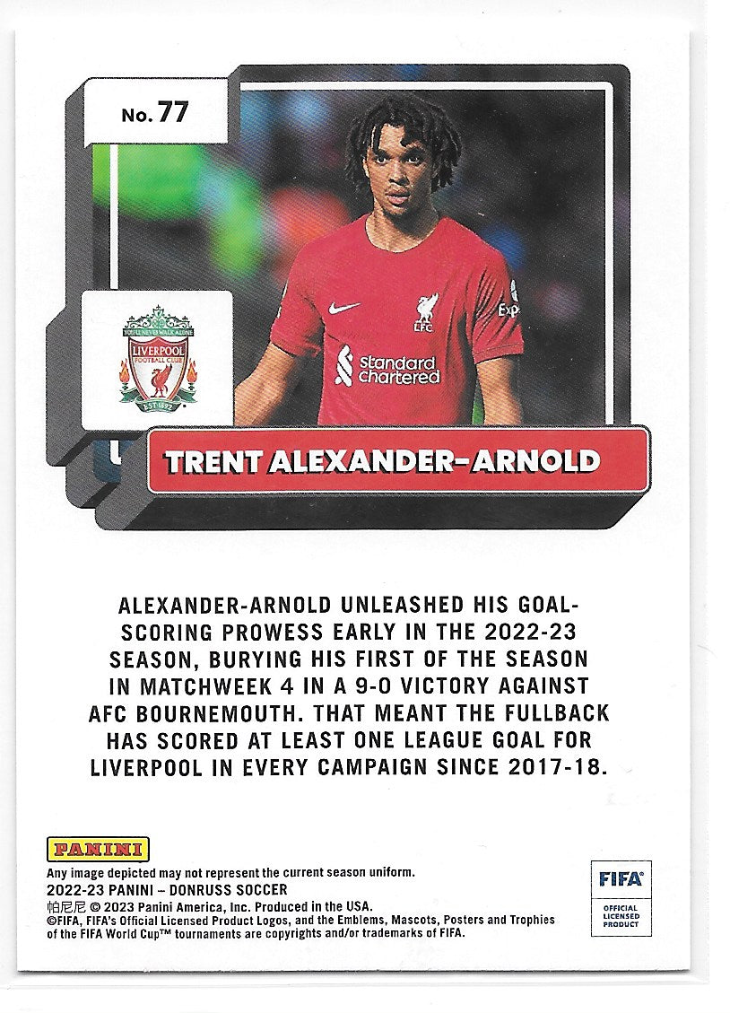 Trent Alexander-Arnold (Liverpool FC) Silver Panini Donruss FIFA 22-23