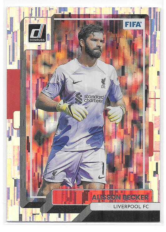 Alisson Becker (Liverpool FC) Silver Panini Donruss FIFA 22-23