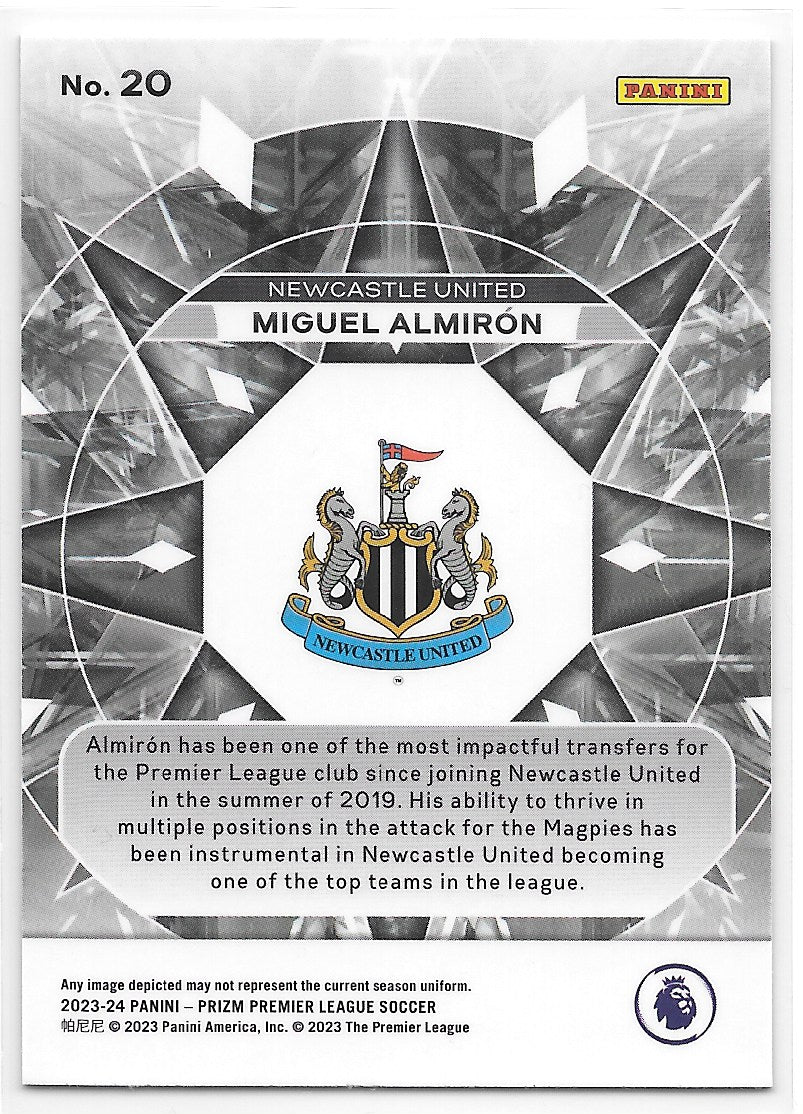 Miguel Almiron (Newcastle United) Kaleidoscopic Panini Prizm Premier League 23-24