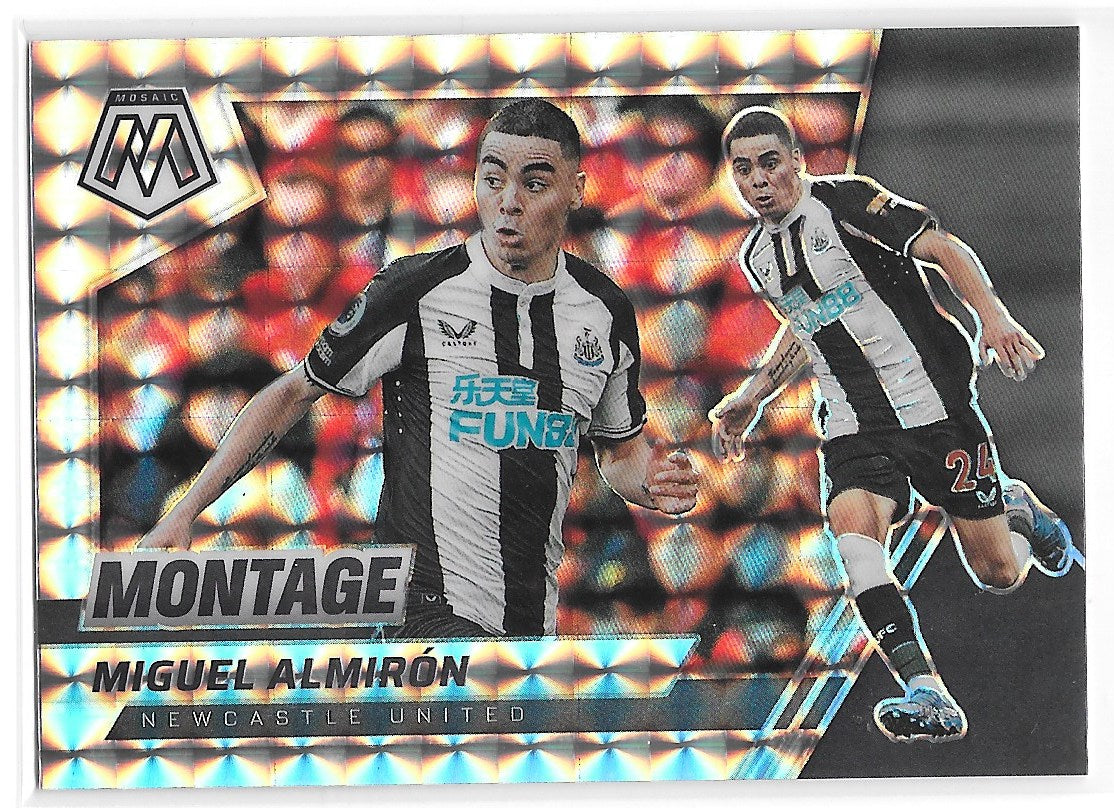 Miguel Almiron (Newcastle United) Montage Mosaic Panini Mosaic Premier League 21-22