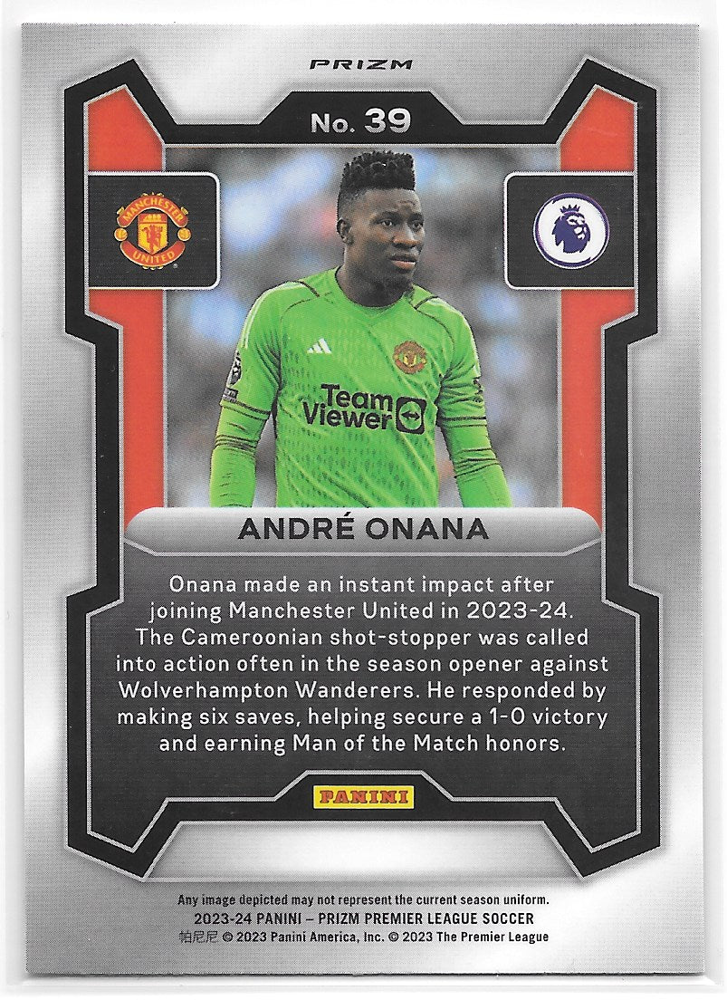 Andre Onana (Manchester United) Breakaway Panini Prizm Premier League 23-24