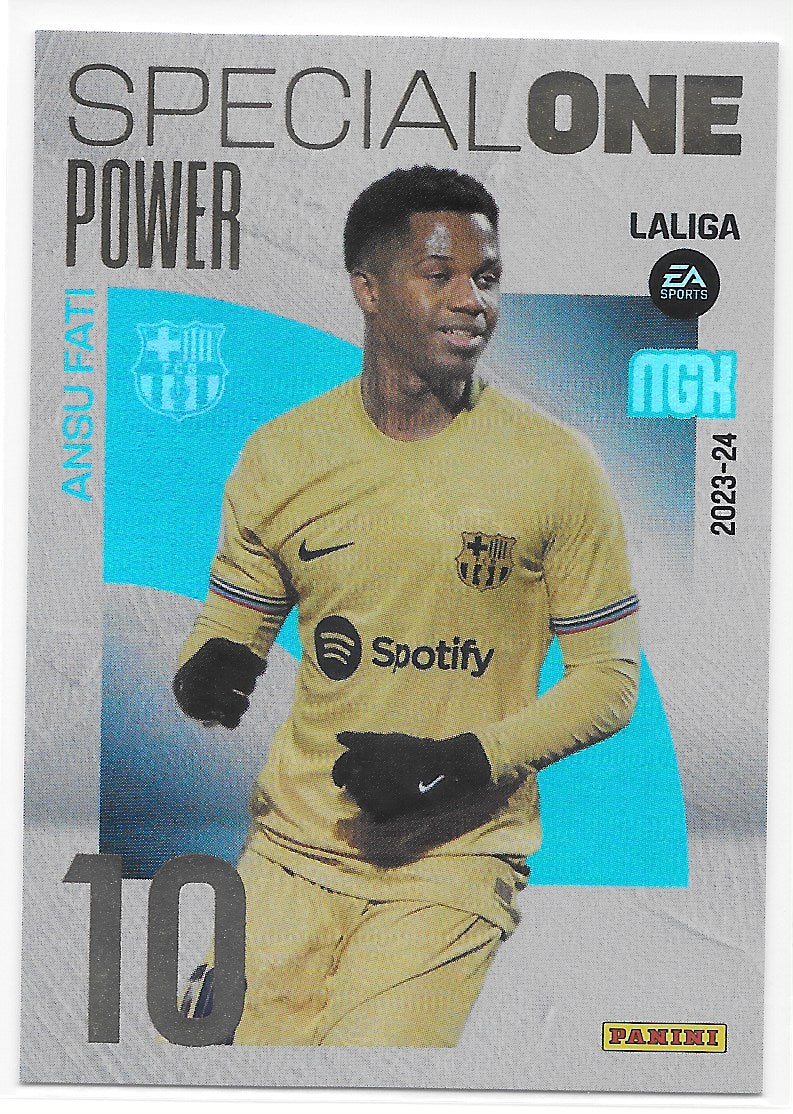 Ansu Fati (FC Barcelona) Special One Power Panini MegaCracks La Liga 23-24