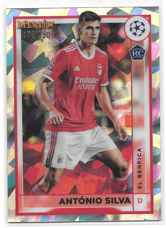 Antonio Silva (SL Benfica) Atomic Refractor /250 RC Topps Merlin Chrome UCC 22-23