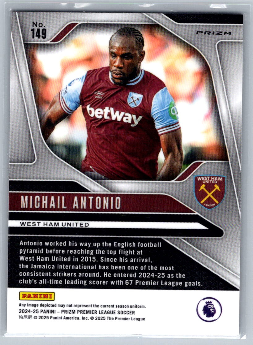Michail Antonio (West Ham United) Mojo Panini Prizm Premier League 24-25