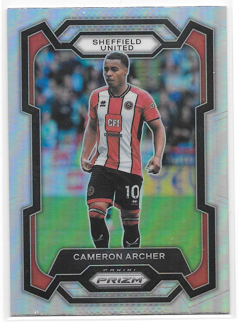 Cameron Archer (Sheffield United) Silver Panini Prizm Premier League 23-24