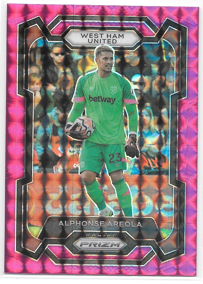 Alphonse Areola (West Ham United) Pink Mosaic Panini Prizm Premier League 23-24