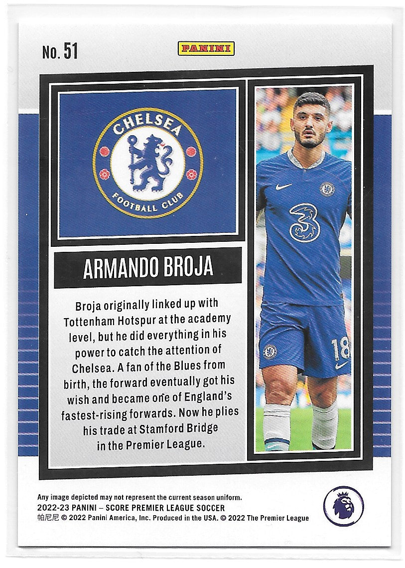 Armando Broja (Chelsea FC) Bronze Swirl /55 Panini Score Premier League 22-23