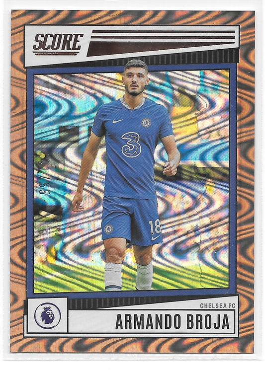 Armando Broja (Chelsea FC) Bronze Swirl /55 Panini Score Premier League 22-23