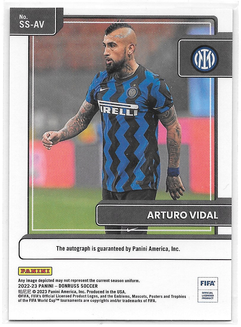 Arturo Vidal (FC Internazionale Milano) Signature Series Panini Donruss FIFA 22-23