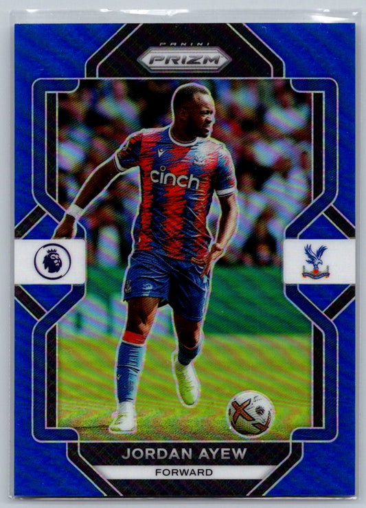 Jordan Ayew (Crystal Palace) Blue Prizm /175 Panini Prizm Premier League 22-23