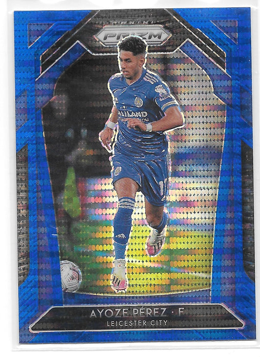 Ayoze Perez (Leicester City) Blue Pulsar Panini Prizm Premier League 20-21