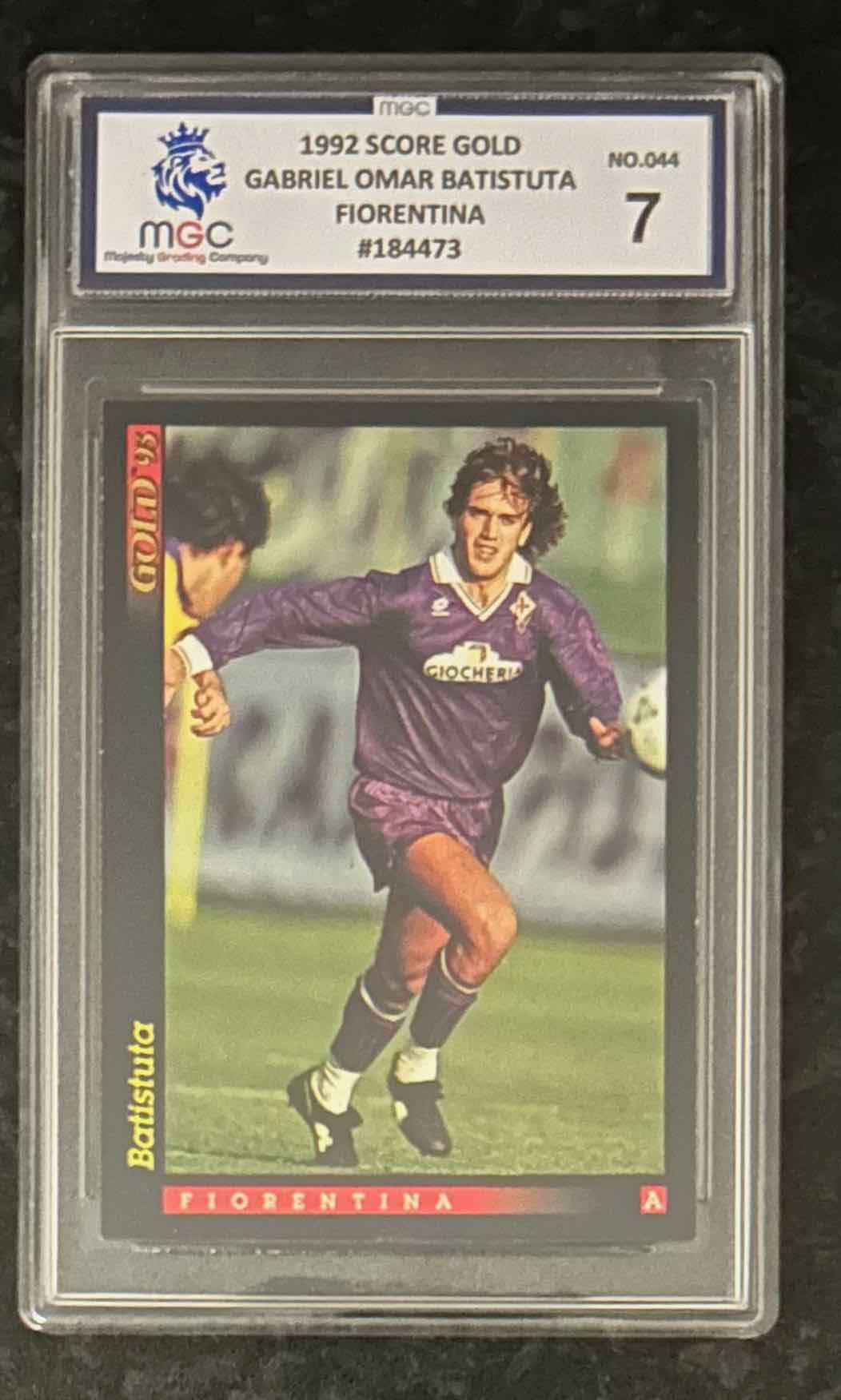 Gabriel Omar Batistuta (Fiorentina) Score Gold Calcio 92-93 MGC 7