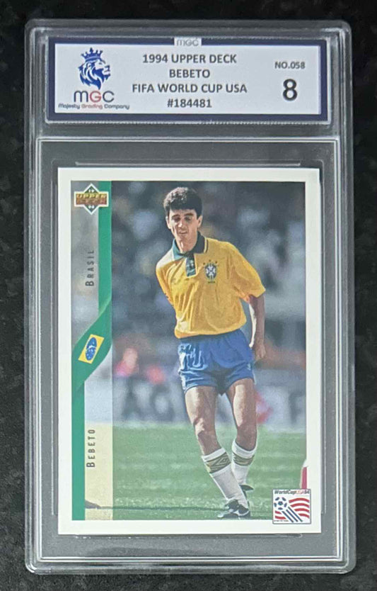 Bebeto (Brasil) Upper Deck FIFA World Cup USA 1994 MGC 8