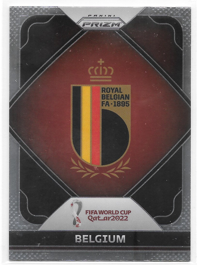 Belgium Team Badge Panini Prizm FIFA World Cup Qatar 2022