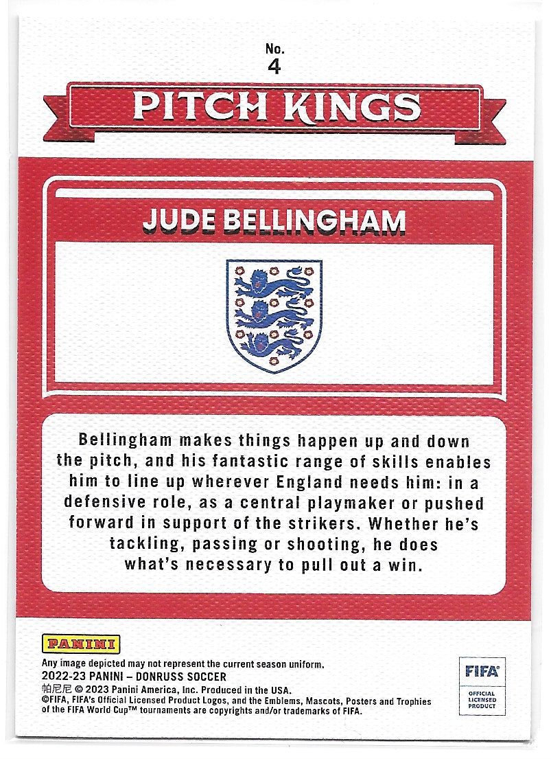 Jude Bellingham (England) Pitch Kings Panini Donruss FIFA 22-23