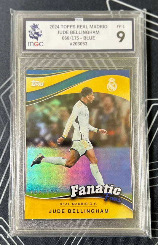 Jude Bellingham (Real Madrid CF) Fanatic Fans Blue /175 Topps Real Madrid Fan Set 24-25 MGC 9