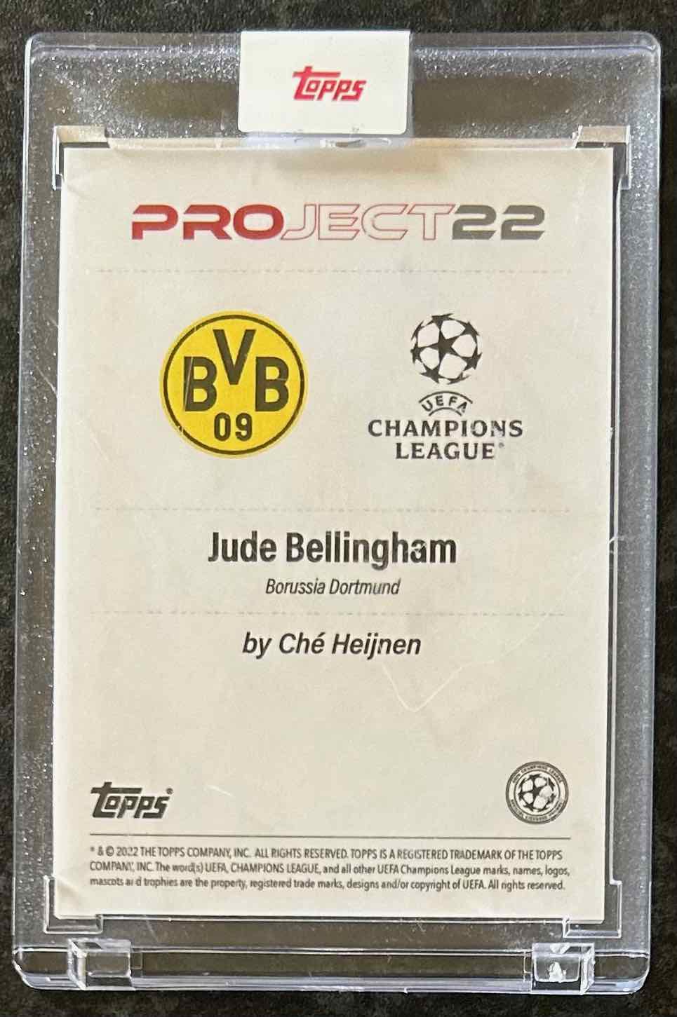 Jude Bellingham (Borussia Dortmund) x Che Heijnen Topps Project 2022