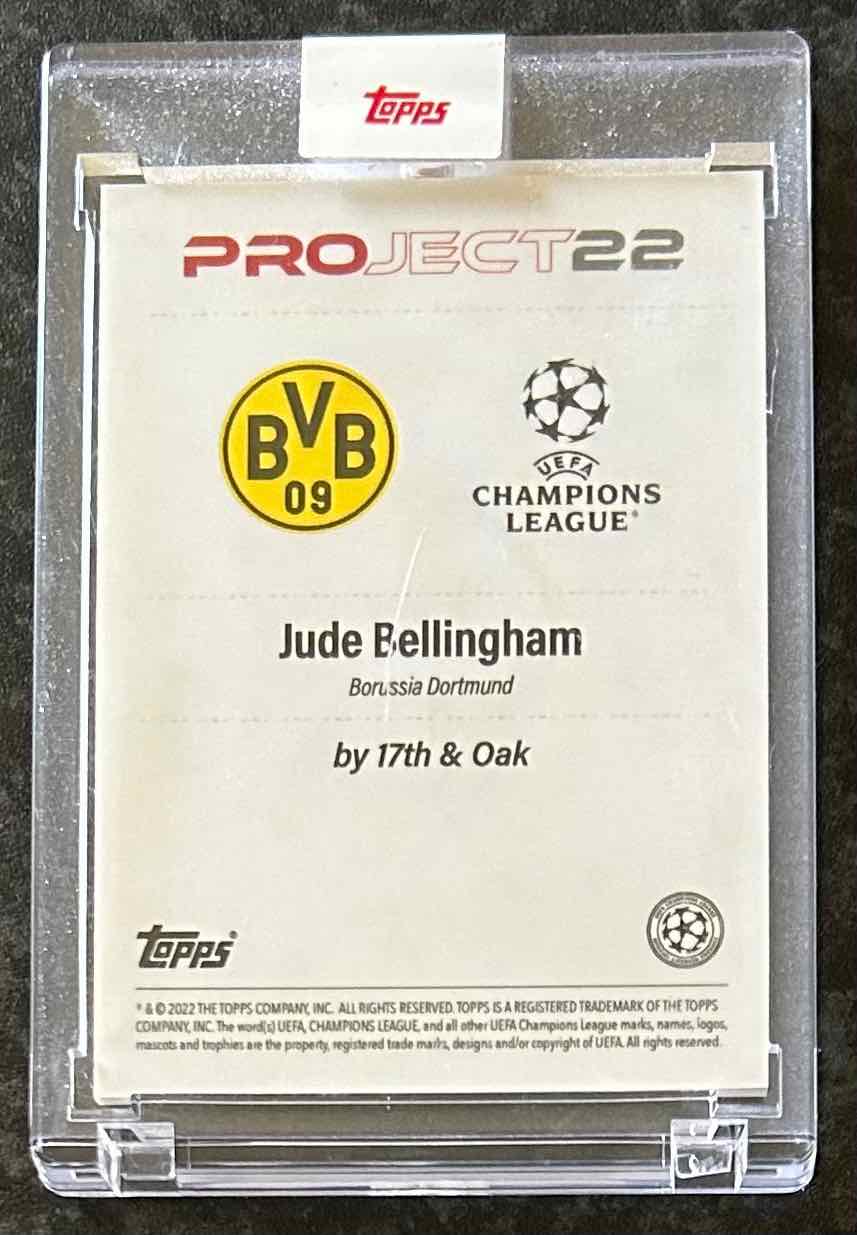 Jude Bellingham (Borussia Dortmund) x 17th & Oak Topps Project 2022