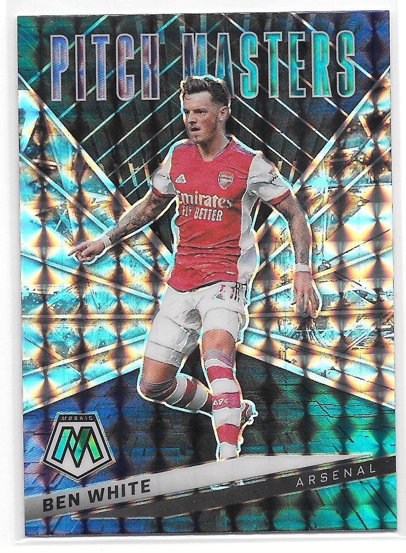 Ben White (Arsenal FC) Pitch Masters Mosaic Panini Mosaic Premier League 21-22